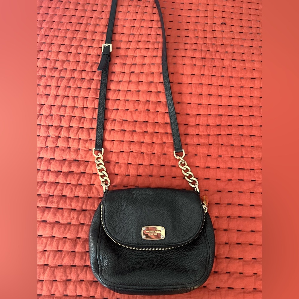 Black w/gold hardware Michael Kors crossbody